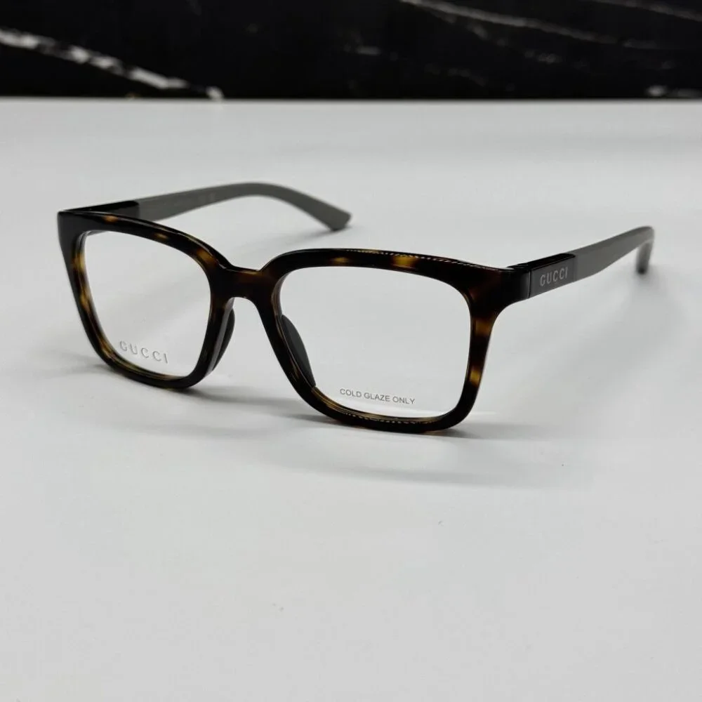 NEW GG1738O 002 GUCCI EYEGLASSES HAVANA/GREY MEN EYEWEAR GUCCI